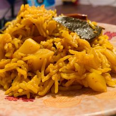 A picture of Veggie biriyani.