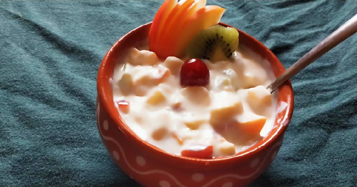 Mixed Fruit Dessert Recipe By Amita Panchal Cookpad