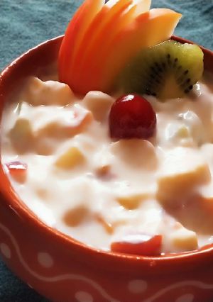 A picture of Mixed fruit dessert.