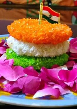 A picture of Tricolour Bread Cham Cham.