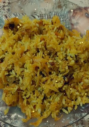 عکسی از دستور کلم پلو💛