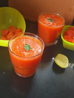 पपाया जूस (papaya juice recipe in Hindi) रेसिपी मुख्य फोटो