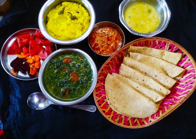 Healthy Gujarati Lunch