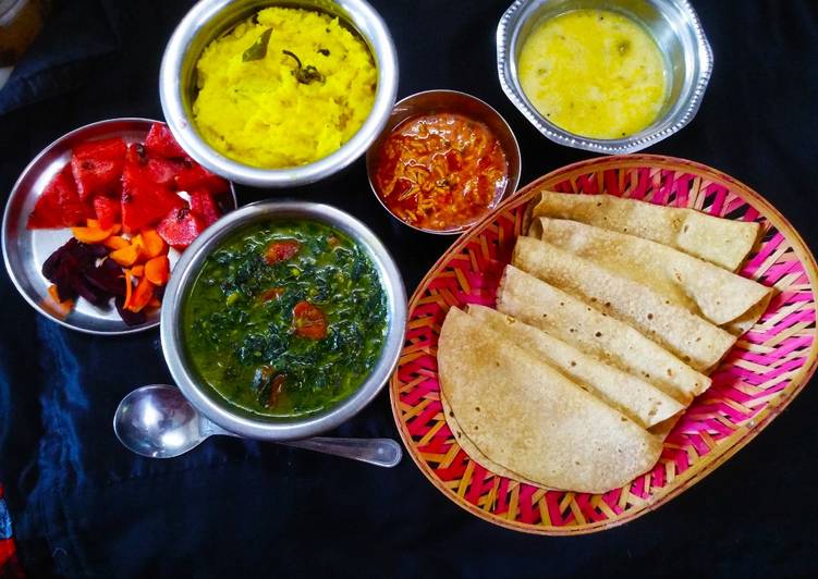 Healthy Gujarati Lunch