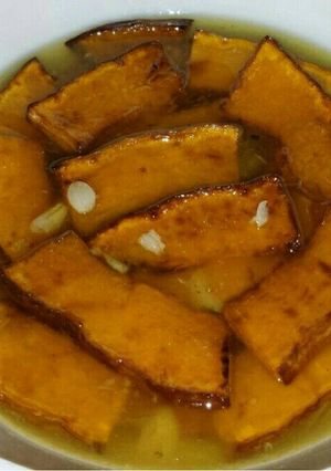 Una foto de Auyama o calabaza agridulce