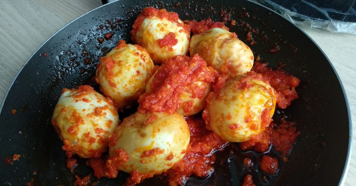 Telur Balado (Masakan Rumahan)