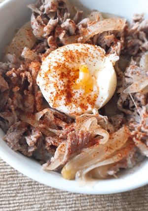 Foto resep Gyudon (beef bowl seperti Yoshinoya)
