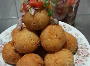 Una foto de Falafel casero