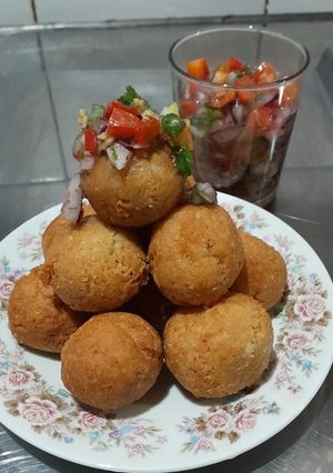 Una foto de Falafel casero