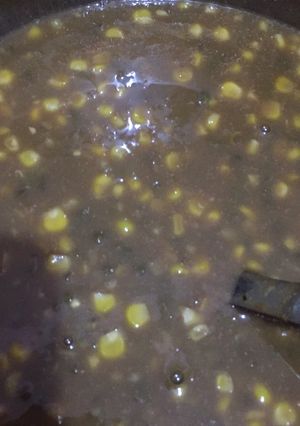 Foto resep Bubur jagung kacang ijo