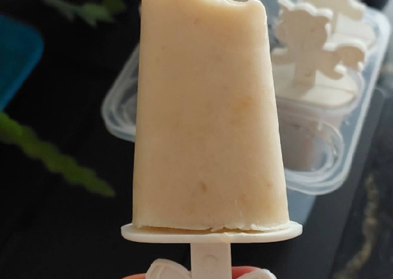 Helado de plátano y yogurt