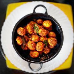 A picture of Chettinad Baby Potato Fry.
