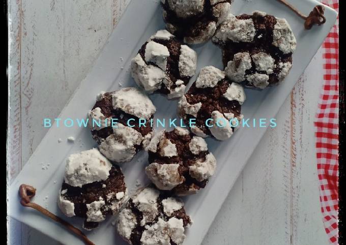 Brownie Crinkle Cookies