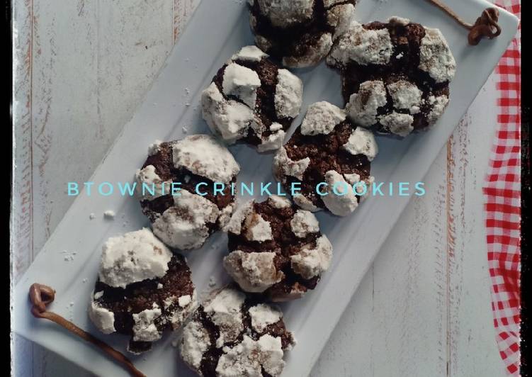 Cara Mudah Bikin Brownie Crinkle Cookies Anti Gagal