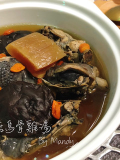 蔭瓜香菇烏骨雞湯 的食譜成品照片