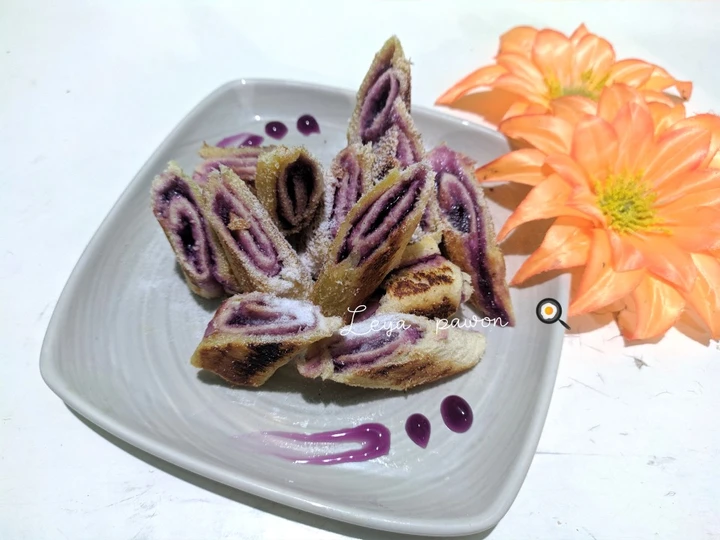 Cara Mudah Membuat Resep Roti panggang gulung isi blueberry yang Bikin Ngiler Anti Ribet, Mantap
