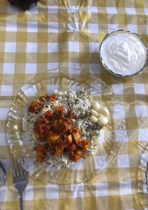 عکسی از دستور شوید پلو با تن ماهی