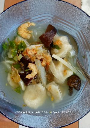 Foto resep Tekwan ikan teri rebus
