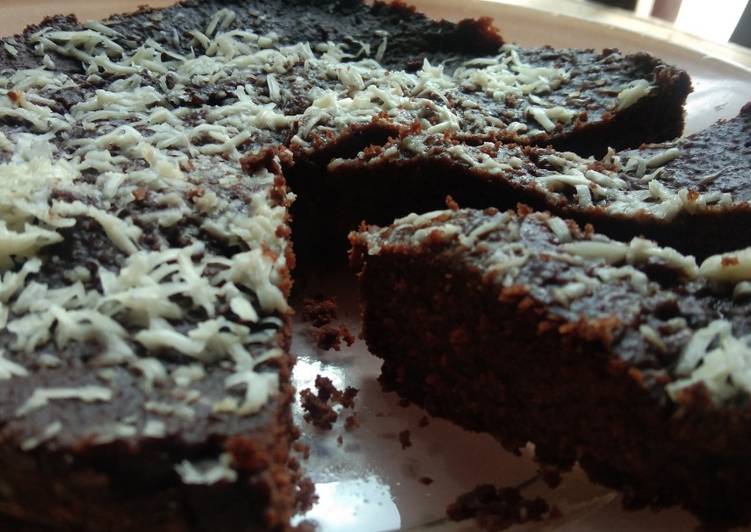 Cara Membuat Brownies oatmeal kukus Anti Gagal