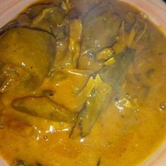 A picture of Cocoyam soup.