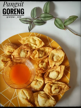 Cara Simple Membuat Resep  Pangsit Goreng yang Bisa Manjain Lidah, Sempurna