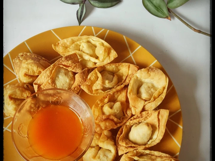 Cara Simple Membuat Resep  Pangsit Goreng yang Bisa Manjain Lidah, Sempurna