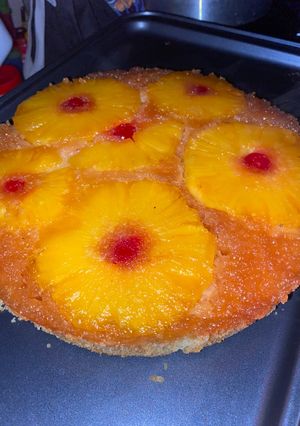 Una foto de Volteado de piña