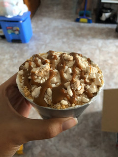 Una foto de Polvito Uruguayo (postre Canario)