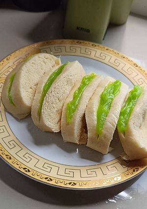 Foto resep Roti kukus srikaya pandan
