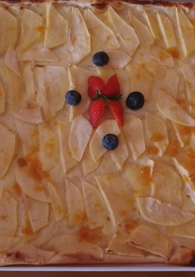 Una foto de Tarta de Hojaldre de Manzana