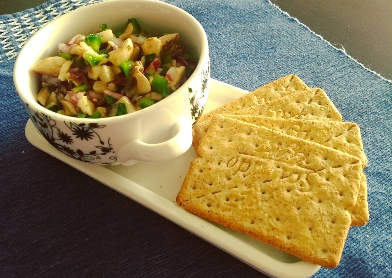 Ceviche de champiñones