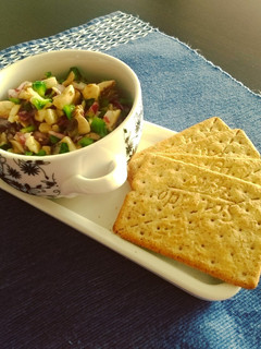 Una foto de Ceviche de champiñones