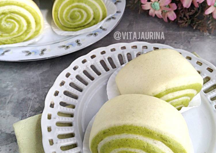 Cara membuat Spiral Mantao Pandan  Cepat