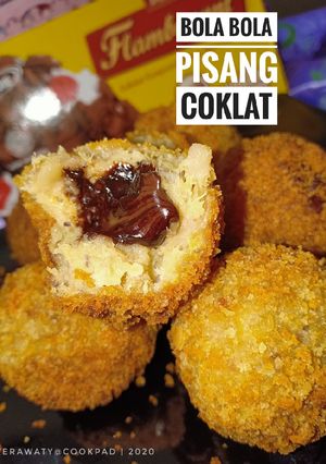 Foto resep Bola bola pisang coklat