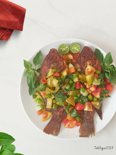 Foto resep Ikan nila goreng sambal dabu-dabu