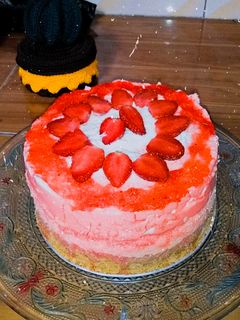 Foto resep Strawberry Cheesecake 🍓