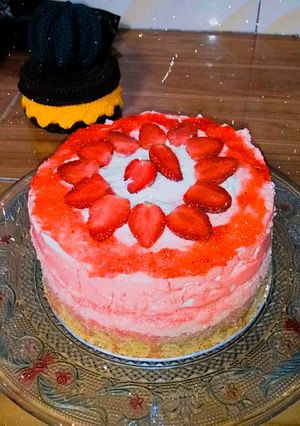 Foto resep Strawberry Cheesecake 🍓
