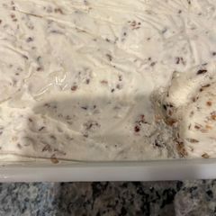A picture of Maple Pecan Ice Cream 🍦 (NO CHURN!!!!).