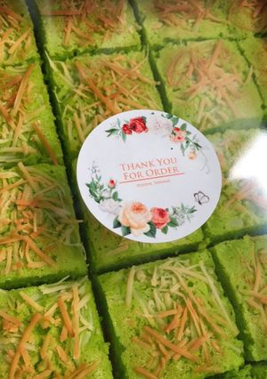 Foto resep Bolu pandan keju panggang