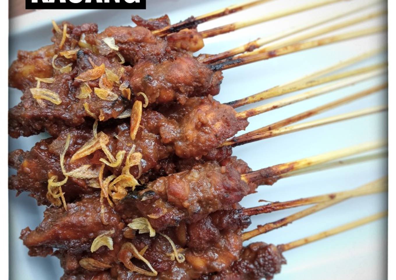 Sate Ayam dan Bumbu Kacang