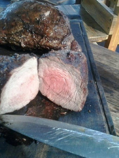 Una foto de Ladrillo de Ganso (cuadril) a la parrilla