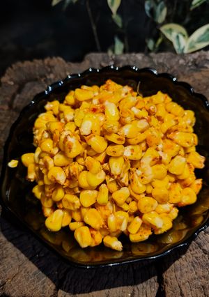 A picture of Masala corn.