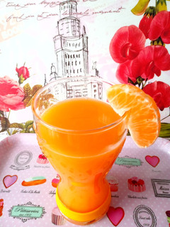 Una foto de Zumo de mandarina