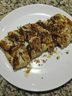 Una foto de Crujiente de chocolate