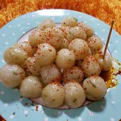 A picture of Cilok Boncabe 😃.