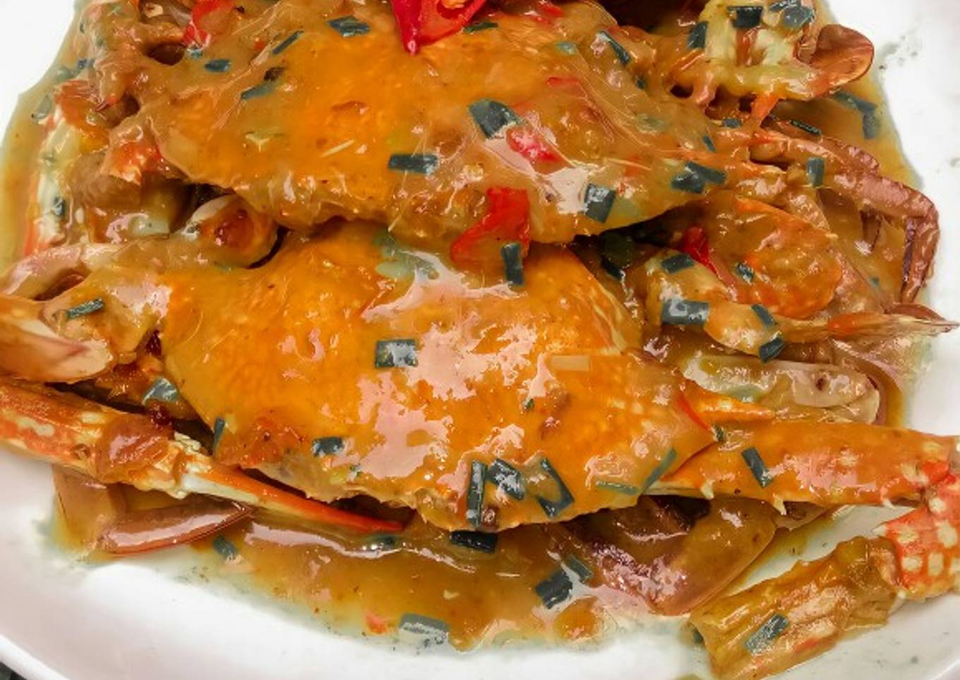 Kepiting Bumbu Kuning Pedas