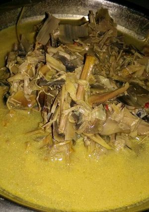 Foto resep Jantung pisang kuah santan