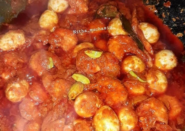 Resep Sambal Goreng Udang Telur Puyuh, Lezat