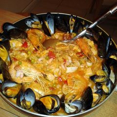 A picture of Seafood and Chicken Paella.
