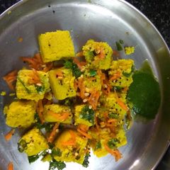 A picture of Dokla- Rajasthan special.